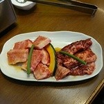 ハラミと特上バラ