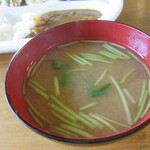 ポエム - 三つ葉の味噌汁
