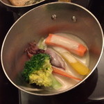 インペリアルバイキング サール - ディナーバイキング・土日祝日（８，７００円＋サービス料１０％）のホタルイカと野菜のバーニャカウダ２０１５年３月