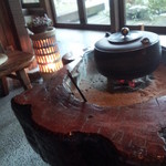 花仙庵 仙仁温泉 岩の湯 - 火鉢２０１５，３