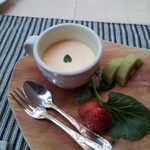 花仙庵 仙仁温泉 岩の湯 - 朝食デザート２０１５，３