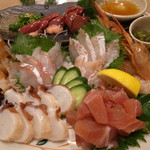 羅漢 - お造り盛り合わせ