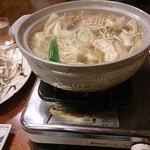 Kyouno Minshuku Ooharano Sato - 味噌鍋、出来上がり～