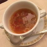 インペリアルバイキング サール - ディナーバイキング・土日祝日（８，７００円＋サービス料１０％）の本日のスープ『ミネストローネ』２０１５年３月