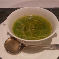 中国料理 星ヶ岡 - 菜の花の酸辣湯スープ