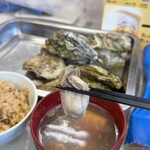 かき小屋 広田湾 - かき満喫御膳　1650円