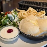 港屋珈琲  - 料理写真:サラダモーニング、ふわふわちぎりパン
