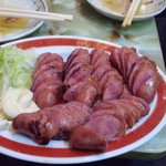 玉蘭 - 腸詰。他の店の腸詰とは違いかなり本格的。