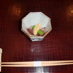 吉力 - ホタルイカとタラの芽、酒粕酢味噌和え