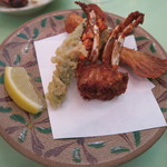 オレンジドームゆがわら - 2015年03月08日（日）　夕食　渡蟹の唐揚