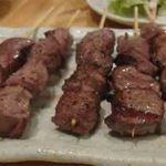 もつ焼き 肉の佐藤 - やきとん10本盛りの片割れ