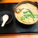Teuchi Udon Yamabiko - 冬季限定 酒粕仕立てのうどんすき（鉄鍋）