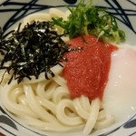 Marugame Seimen - 明太釜玉うどん（温玉）