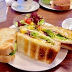 珈琲館 - 料理写真:ハウスサンドセットA  久々に食べました♫ 