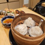 寿司 牡蠣 裏天王寺サカナエビス/Sushi Oyster Sakana-Ebisu Osaka - 海老酢で食べる小籠包