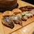 寿司 牡蠣 裏天王寺サカナエビス/Sushi Oyster Sakana-Ebisu Osaka - 料理写真:のどぐろ昆布〆炙り／煮穴子 淡雪塩／炙りガリバタサーモン