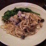 アンテナ - ポルチーニ茸のクリームソースパスタ 1000円