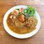 tenjik curry - 料理写真:山椒ポークパイカ+半熟玉子アチャール+ たけのこと海老のマサラ+パクチー