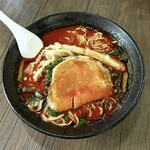 大衆食堂 マルフクラーメン - 料理写真:超激辛ニラらーめん