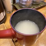 食菜　かま田 - 蕎麦湯