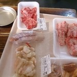 Nikuno Okayama Chokubaijo - 購入したお肉でバーベキュー