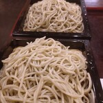 和楽庵 - 小ぶりのせいろが２枚＝ボリュームのある量だと思います。