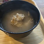 いちわ飯 - 汁物（毛ガニ）