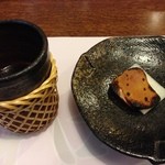 田乃中 - 2015年3月　ひれ酒と自家製カラスミ