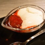 チャイナカウンターTAKE - おまかせコース（杏仁豆腐）