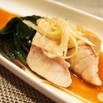 チャイナカウンターTAKE - おまかせコース（黄ハタの蒸し物）