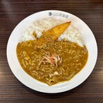 CoCo壱番屋 - 桜えびとあさりの春野菜カレー ¥1,012 ＋ ビーフソース ¥148 ＋ チキンにこみ ¥288 ＋ フィッシュフライ ¥106→50 ＋ 4辛 ¥100