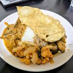 ファミリーケータリン - 料理写真:日替わりカレープレート(表)