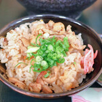 そば庵 - トリごはん