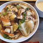 中華料理 正華 - 料理写真:五目あんかけ焼きそば1,000円(税込み)