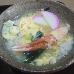 イタリアントマト - 「御飯碗」に一膳目を入れました。カニが入ってました。