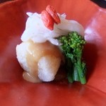 真鯛と春休みの胡麻和え