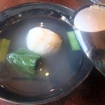 ハマグリとお吸い物