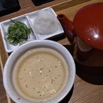 蕎麦庵 sio - 薬味と塩だし