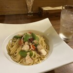 ヒライノイタリアン ガッティリベリ - ペペロンチーノ系でとざっくり注文ですごく美味しいの来ました✨