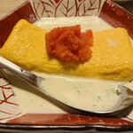 牛タンとクリスピー餃子 ひまわり - 明太の出汁巻きたまごあおさ海苔クリーム