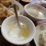 中華家庭料理 雲海 - 【2015年3月】ランチのデザート※この日は、冷凍焼売をお土産に買って帰りました。