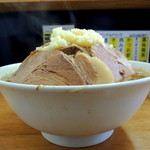 マキシマムザラーメン 初代 極 - 2015年3月14日(土)　ラーメンプチ(ニンニク有)680円