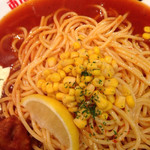 あんかけスパマ・メゾン エスカ店 - から揚げ  どえりゃ〜辛い