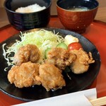 道の駅のだ　ぱあぷる - のだ塩麹からあげ定食
