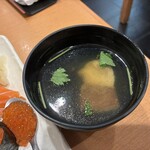 すし亭 - お吸ひ物。