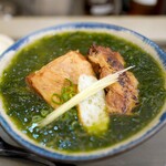 STAND EIBUN - 料理写真:アーサーそば１３８０円！