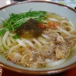 香芝サービスエリア下り線 フードコート - ハリハリかすうどん