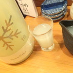 【2015年3月再訪】日本酒3杯目は「十九」Snowflake！