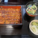 鰻 むさし乃 - うな重。宮崎産佐土原町の和匠うなぎ、新仔を使用。