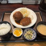 佐海屋 - コロッケ定食（2個）
